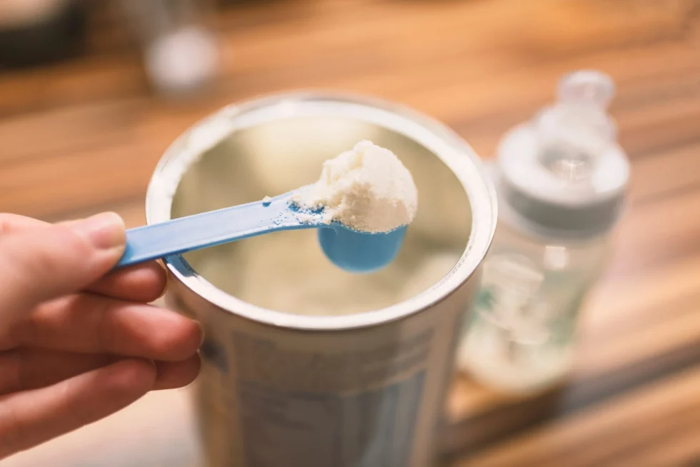 Productieruimte voor babyvoeding bij Abbott Zwolle
