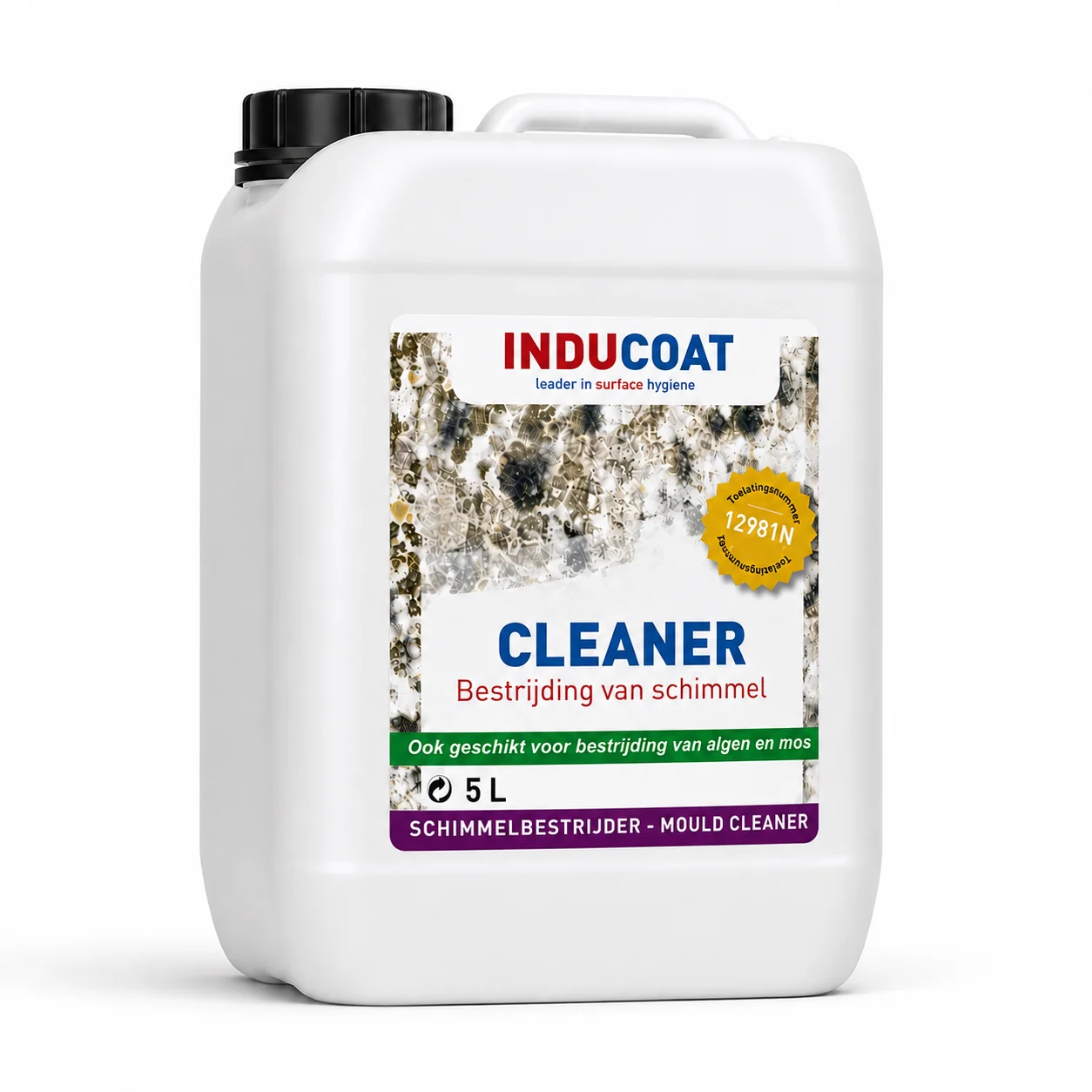 Inducoat Cleaner 5 liter – schimmelbestrijder met toelatingsnummer 12981N