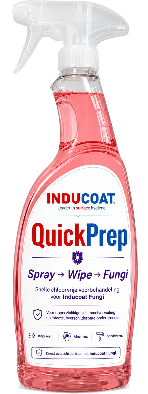 Inducoat QuickPrep sprayfles – snelle chloorvrije voorbehandeling vóór Inducoat Fungi